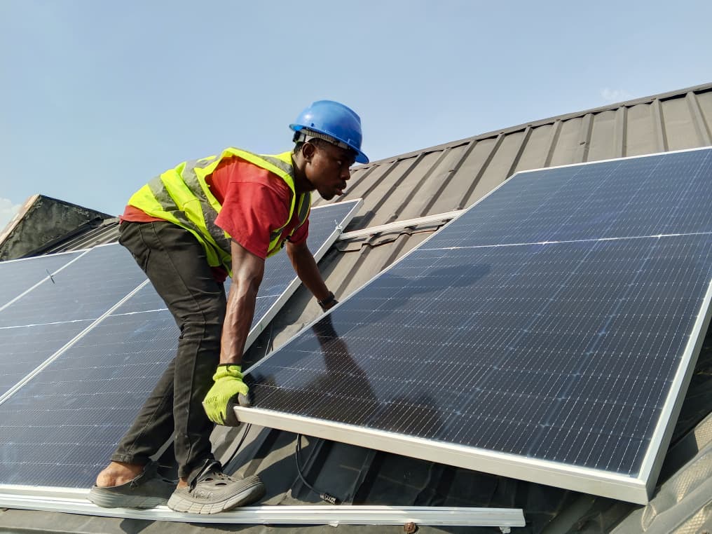 Solar power installation